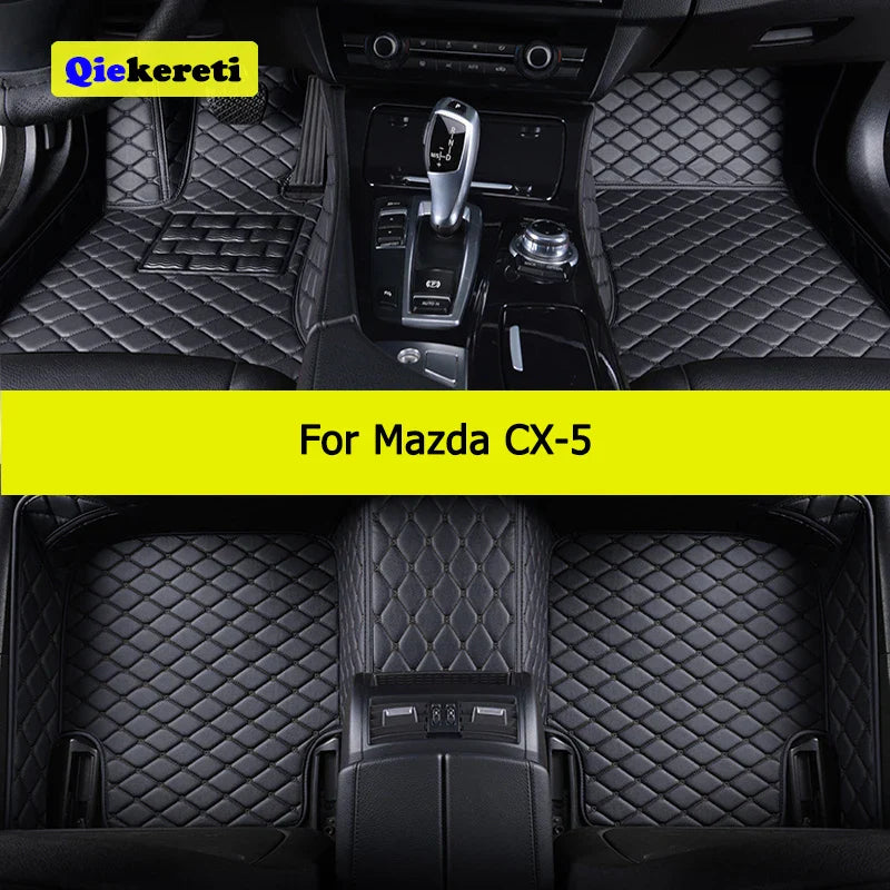 QIEKERETI Custom Car Floor Mats For Mazda CX5 CX-5 Auto Carpets Foot Coche Accessorie