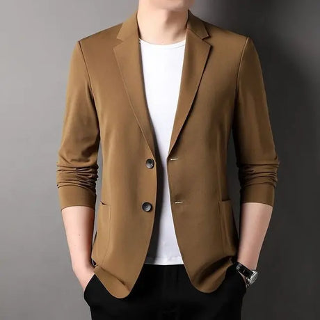 Men's 2023 New Ice silk Lightweight Spring And Summer Thin Men's Blazer Casual Men's Suit Jacket