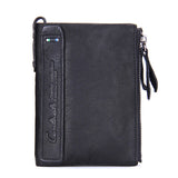 CONTACT'S Genuine Leather Wallets for Women Short Bifold Fashion Women's Purses Card Holder Coin Purse Money Clip Women's Wallet