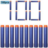 7.2cm 50/100pcs For Nerf Soft Bullets Darts Round Head Refill Sponge Darts Kids Toy Gun Bullets For NERF N-Strike Blasters