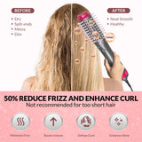 CHIGNON Hair Dryer Brush Hot Air Brush Styler One Step Styler Blow Dryer Brush Create Voluminous Curls Hair Styling Appliances