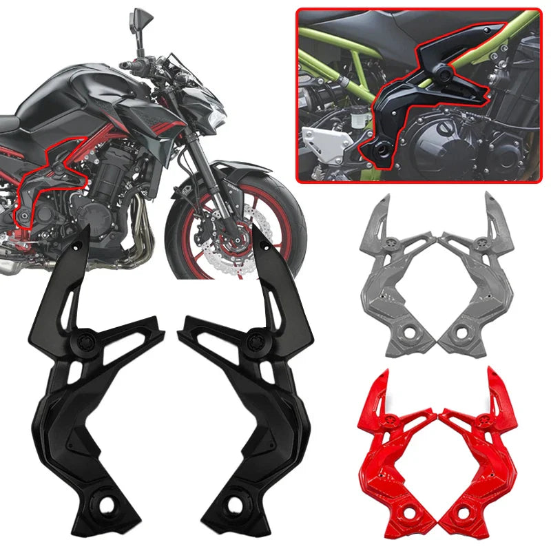 For Kawasaki Z 900 2020-2023 Z-900 Motorcycle ABS Carbon Fiber Front Side Trim Frame Body Cover Panel Fairing Z900 Accessories