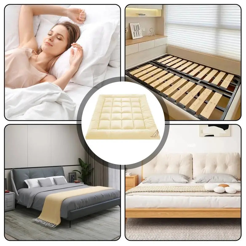 Hotel Mattress Household Super Soft Bed Tatami Mattress Mat Futon Double Bed Mattress Mat Tatami Student Dormitory Sleeping Pad