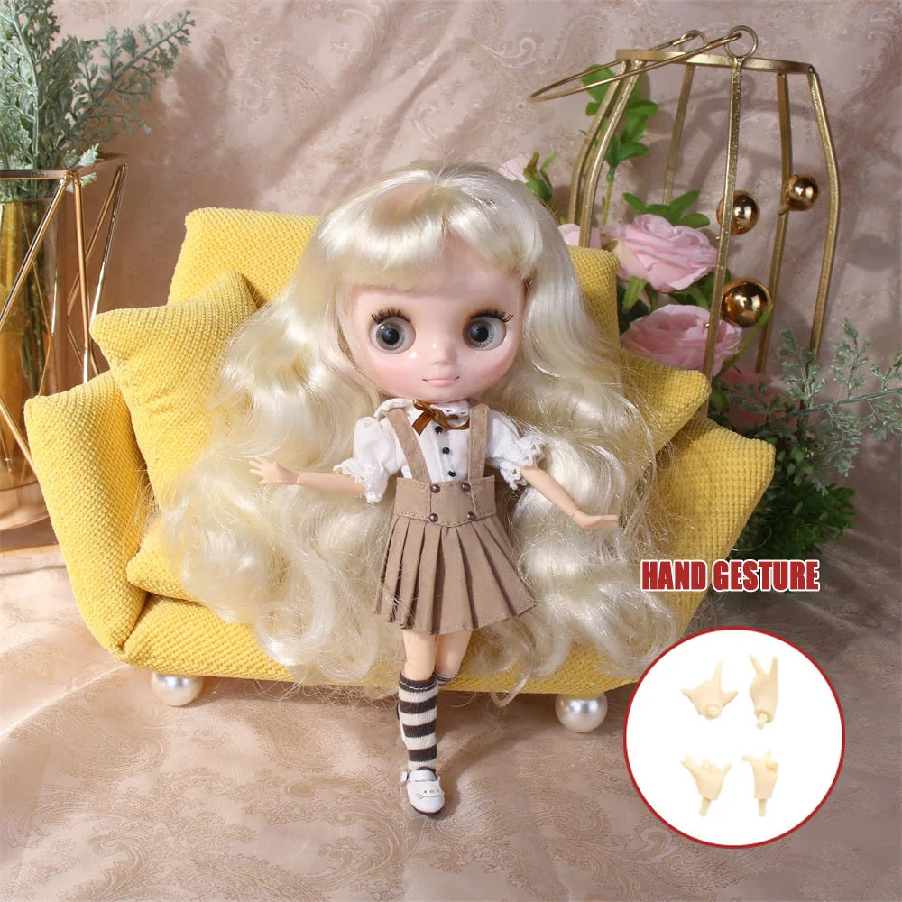 ICY DBS Blyth Middie Doll Joint Body 20CM Customized Doll Nude doll or Full Set Includes Clothes & Shoes DIY Toy Gift for Girls