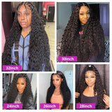 40 46 Inch Water Wave Lace Front Wig 5x5 Glueless Wig 13x4 13x6 Hd Lace Frontal 360 Curly Human Hair Wigs For Women Preplucked