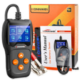 KONNWEI KW600 12V Auto Battery Tester For Car Motorcycle 100 to 2000CCA Crank Automotive Battery Monitor Inspection Tools