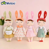 Metoo Dolls Kids Toys Pastoral Angela Cute Stuffed Animals Rabbit Plush Toys For Girls Baby Christmas Birthday Gift