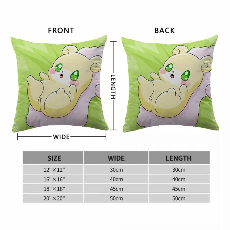 Child Pillowcase Himitsu No Cocotama Decorative Pillows Decor Home Cushion Covers 45x45 Anime Pillow Cases for Bed Sofa Sets