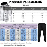 Autumn Winter Discovery Men Suit New Brand Sports Printed Hoodie Sets Male Luxury Fleece Zip Casual Designer Sportswear Suits