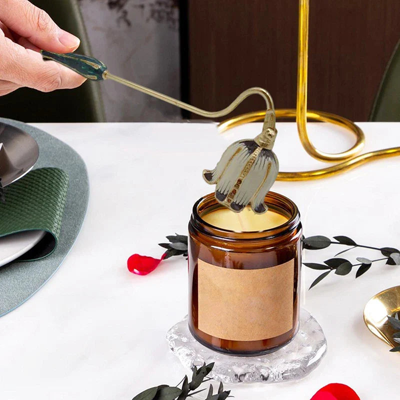 Vintage Candle Extinguishing Mask Aromatherapy Candle Tool Cover Candle Holder Household Products Core Extinguisher Spot