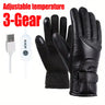 Snowmobile Heating Gloves Hand Warmers 3 Gear Electric Thermal Gloves Waterproof Snowboard Cycling Motorcycle Bicycle SkiOutdoor