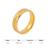 Charm Couple Ring Men Woman New in Stainless Steel Ring Zircon Women Wedding Rings Set Valentine's Day Jewelry for Lover Gifts