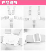 Growth chair seat belt for stokke baby dining chair highchairs fixed belt five-point strap safety belt