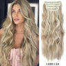 4Pcs/Set 20Inch Synthetic Hair Clip In Long Wavy Thick Hairpieces For Women Full Head Synthetic Hair Extensions Ombre Hairpieces