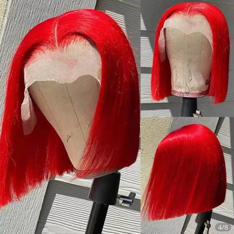 Short Cut 613 Bob Wig Pre Plucked Bone Straight Blonde 613 Hd Lace Frontal Wigs 13x4 HD Lace Front Human Hair Wig Closure Wigs