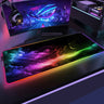 Space Large RGB Mouse Pad Gaming Mousepad LED Mouse Mat Gamer Mousemats Table Pads PC Desk Mat RGB Keyboard Mat XXL 90x40cm