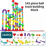 Marble Run Building Blocks Marbles Slide Toys For Children DIY Assemble Creativity Constructor Educational Toys Children Gift