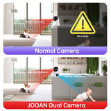 JOOAN 4K PTZ IP Camera 5G WiFi Dual Lens CCTV Security Camera Home Baby Monitor Auto Tracking Color Night Video Surveillance