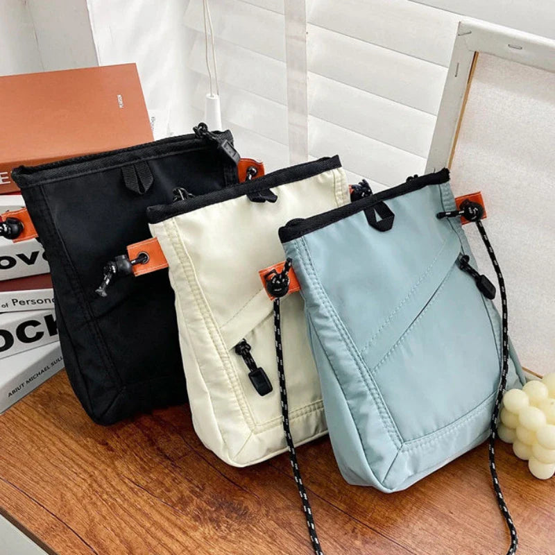 Unisex Small Square Messenger Bag Mini Waterproof Travel Bag Casual Shoulder Bag Men Women Handkerchief Bag Crossbody Bag