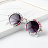 Children s Cute Glasses Retro Fashion Round Lenses Shatter Resistant Plastic Casual Sunglasses