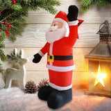 2.4M Christmas Inflatable Outdoor Doki Toy with LED Light Santa Claus Christmas Decoration Navidad Natal Xmas Props Home Decor