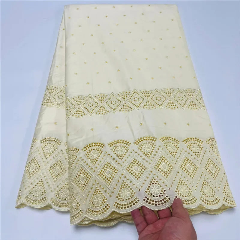 High Quality Swiss Voile Lace In Switzerland 100% Cotton Polish Dry Men Dress Lace fabric For Wedding Dresses Africa Fabrics