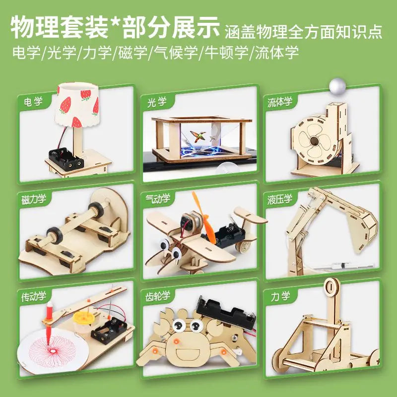 Children's Science Experiment Set Student Toy Technology Diy Manual Equipment Kit