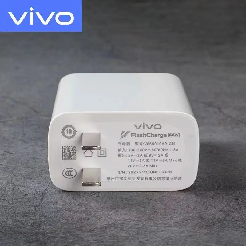 iQOO VIVO charger original 66W ultra-fast flash charge iQOONEo5 mobile phone charger head original