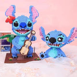 Explosive Stitch Diamond Micro-particle Building Blocks Assembled Toys Creative Guitar Holding Book Stitch Model Children's DIY