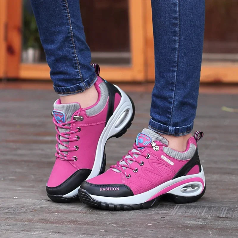 Boots Women Platform Winter Sneakers Shoes Woman Luxury Comfortable Casual Running Breathable Outdoor Hiking Sports Short Boots