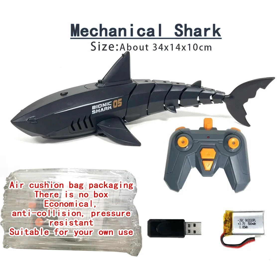 2.4G Radio Remote Control Shark Water Bath Toys Kids Boys Children Swimming Pool Electric Rc Fish Animals Submarine Boats Whale