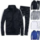 Men's Sets Sportswear Autumn 2 Piece Sets Sports Suit Men Jacket + Pants Sweatsuit Male Jogging Sporting Training Tracksuit Men