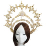 Gorgeous Sun Godmother's Crown Lolita KC Notre Dame Virgin Mary Halo Princess Queen Pope Tiara Headband