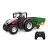 RC Farm Car Tractors Trailer 2.4G Radio Controlled Cars Farming Simulator Truck Miniature Farmer Animal Model Toys Children Boy