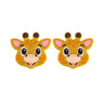 5/10 Pieces Brand New Giraffe Head Silicone Animal Beads Food Grade DIY Pacifier Chain Accessories Baby Toys BPA Free