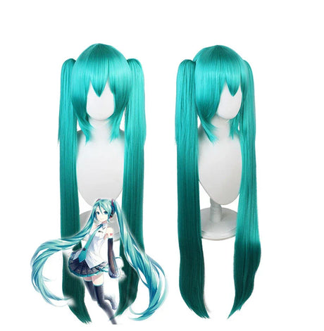 15 Colors Miku Cosplay Wigs Japanese Singer Wig Fiber Heat Resistant Synthetic Hair Women Anime Lolita COS Outfits Accessories