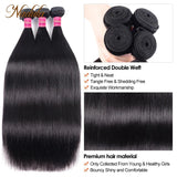 Nadula Straight Bundles Human Hair Weave 3 Bundles / 4 Bundles Straight Hair Deals Peruvian Hair Vendors Wholesale