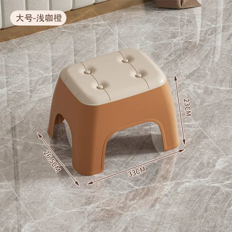 New Small Household Shoe Changing Stool Small Chair Ins Sofa Living Room Foot Rest Stool Tea Table Children Bathroom Footstool