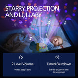 Baby Crawling Toys Musical Elephant Tummy Time Infants Toys with Timer Colorful Light Up Projection Birthday Gifts for Babies