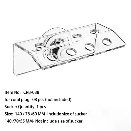 SPS Coral Frag Plug Stand Rack Acrylic Aquarium Reef for Being Placed Into Marine Sources Fish Tank Decoration Accessories