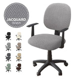 Universal Office Chair Cover Split Armchair Cover Stretch Jacquard Computer Chair Slipcovers Removable Seat Protector Case