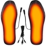 USB Heated Shoe Insoles Electric Foot Warming Pad Feet Warmer Sock Pad Mat Winter Outdoor Sports Heating Insole Winter Warm