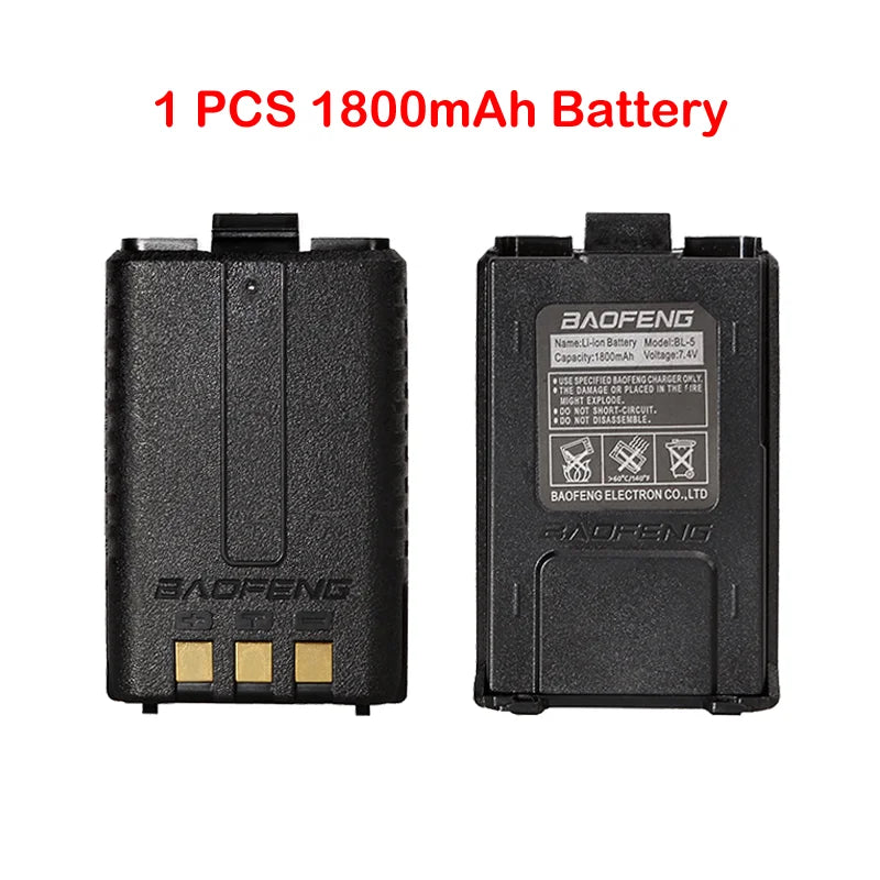 BAOFENG Battery BL-5 Li-ion 1800mAh Battery 3800mAh Battery For UV5R UV 5R Walkie Talkie Two Way Radio Accessory