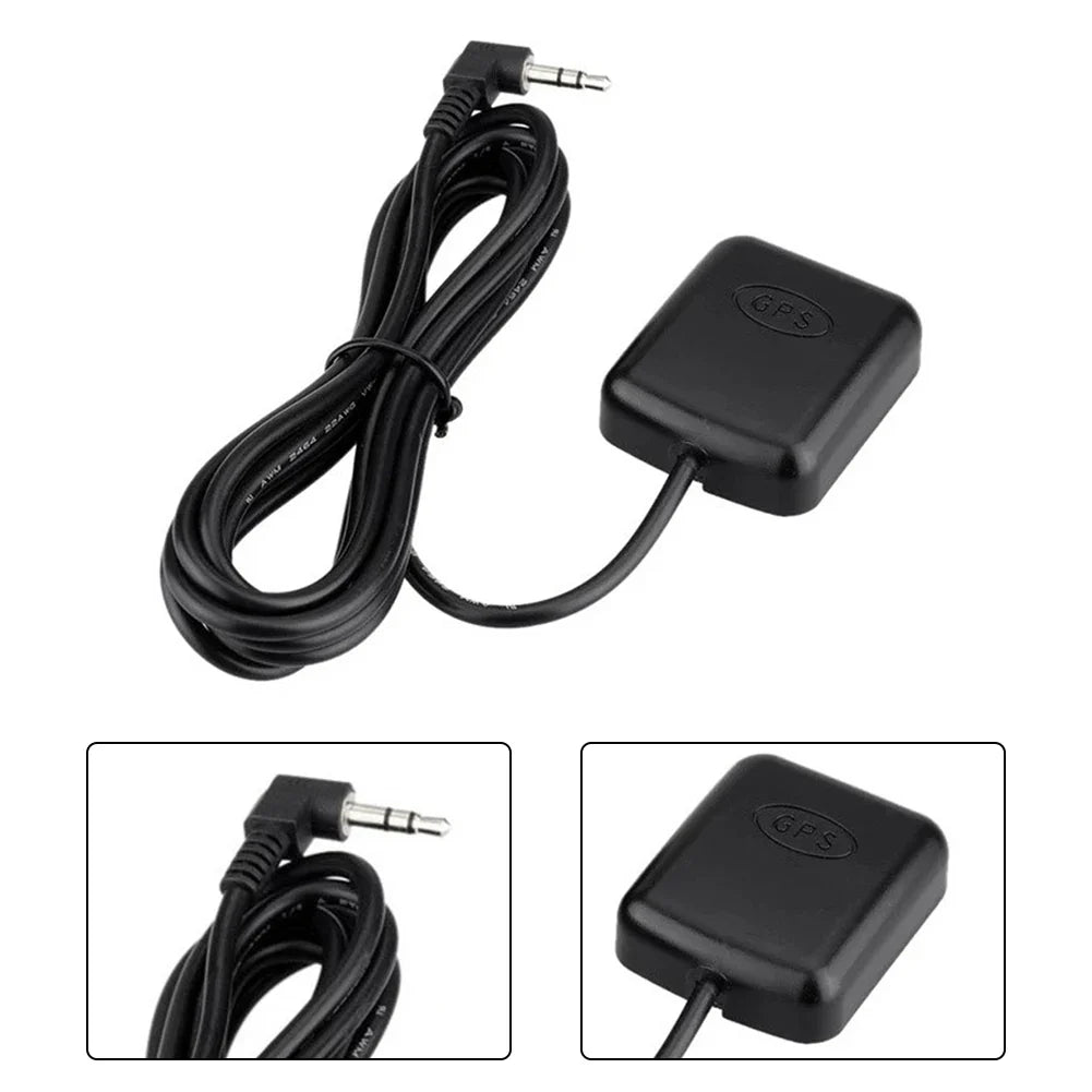 3V To 5V GPS Receiver For Car Truck SUV Dash Cams Dash Camera External GPS Antenna 3.5mm Elbow Car Electronics GPS Accessories