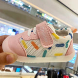 Boys/Girls Baby Walking Shoe 2023 Spring/Autumn New 0-2 Year Old Shoe Soft Sole Mesh Breathable Baby Shoe Nude Shoe bebê أحذية