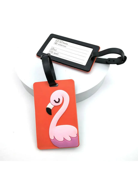 1PCS Cute Luggage Tag Luggage Boarding Hanger Luggage Tag Station Airport Check in Trolley Box Items Loss Prevention Label