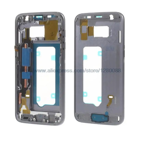 For Samsung Galaxy S7 Edge G935 G935F Mobile Phone Plate Middle Frame Housing Body Bezel Chassis with Side Buttons