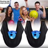 Bowling Ball Polish Cloth Bowling Ball Polisher Bag with Washable Towel Carrier Pouch Cloth Cover for Bowling Ball for Easy