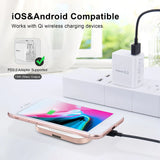 15W Magnetic Charger Adapter Charging Station USB-C Power Fast Charger 8PIN+Type-C for Apple Watch 9 8 7 for iPhone 14 15 Pro