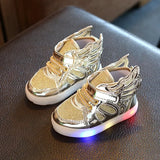 Tenis Children Led Shoe Girls Lighted Sneakers Glowing Shoes Boys Girls Shoes Kids Lights with Wings Sports Glowing Casual Shoes